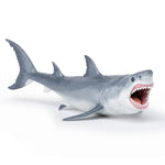 Figurine Mégalodon Papo en PVC, thème préhistorique, Collection Dinosaures, jouet éducatif idéal pour enfants et collectionneurs