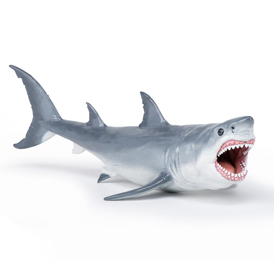 Figurine Mégalodon Papo en PVC, thème préhistorique, Collection Dinosaures, jouet éducatif idéal pour enfants et collectionneurs