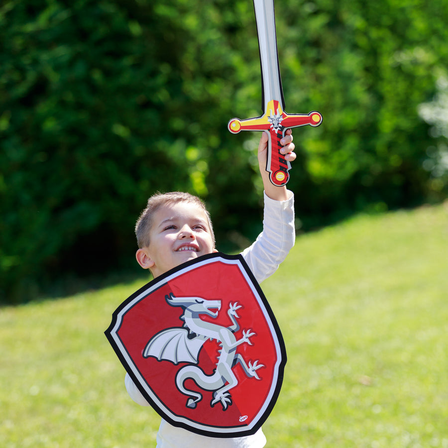 Epée Chevalier Dragon Papo en MOUSSE EVA, Adaptée aux enfants, jouet éducatif idéal pour enfants