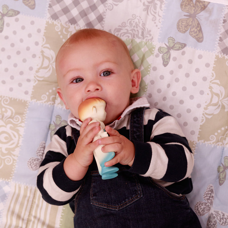 Figurine Léo en caoutchouc, Collection PAPO BABY, jouet d’éveil sûr et adapté aux tout-petits