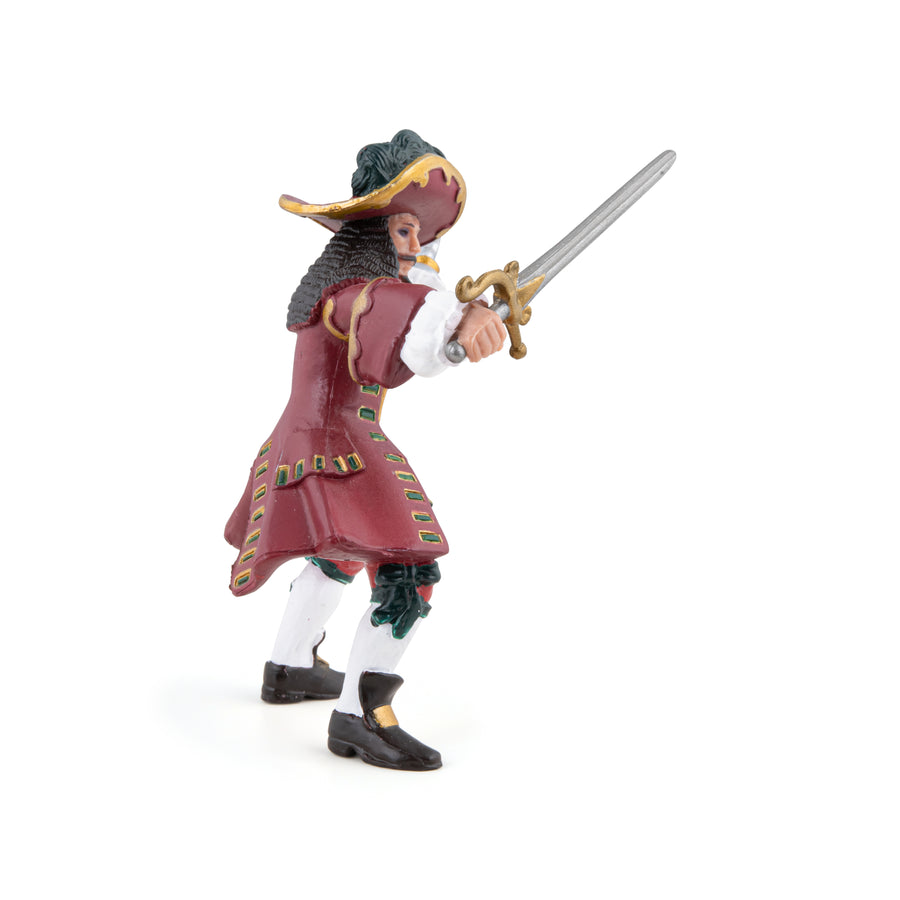 Capitaine pirate Papo en PVC, Collection Pirates et corsaires, jouet éducatif idéal pour enfants