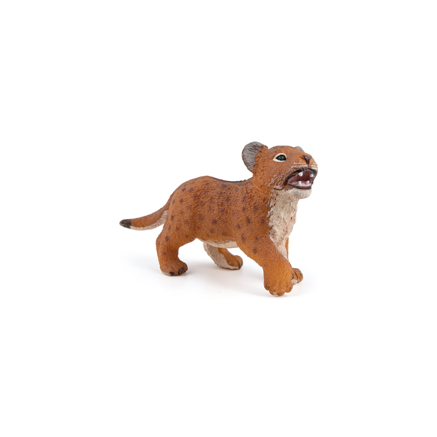 Figurine Lionceau Papo en PVC, thème félins, Collection Animaux sauvages, jouet éducatif idéal pour enfants et collectionneurs