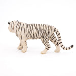 Figurine Tigre blanc Papo en PVC, thème félins, Collection Animaux sauvages, jouet éducatif idéal pour enfants et collectionneurs