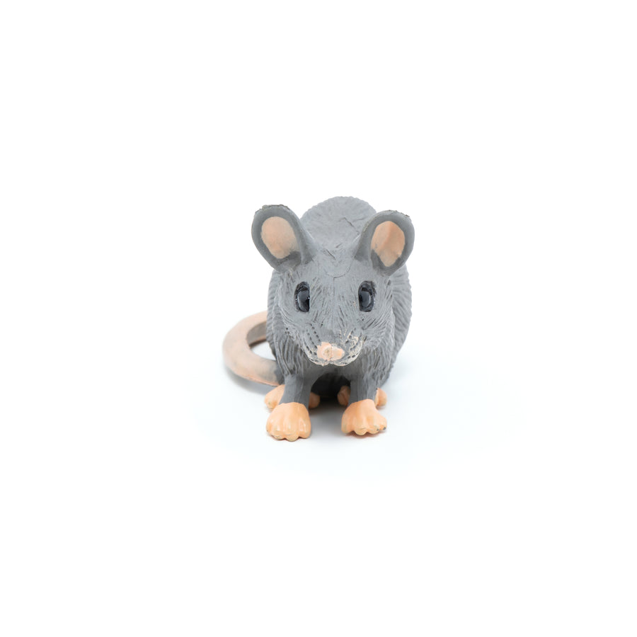 Souris grise Papo en PVC, Collection Animaux des jardins, jouet éducatif idéal pour enfants et collectionneurs