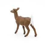 Figurine Biche de Virginie Papo en PVC, thème forêt, Collection Animaux sauvages, jouet éducatif idéal pour enfants et collectionneurs