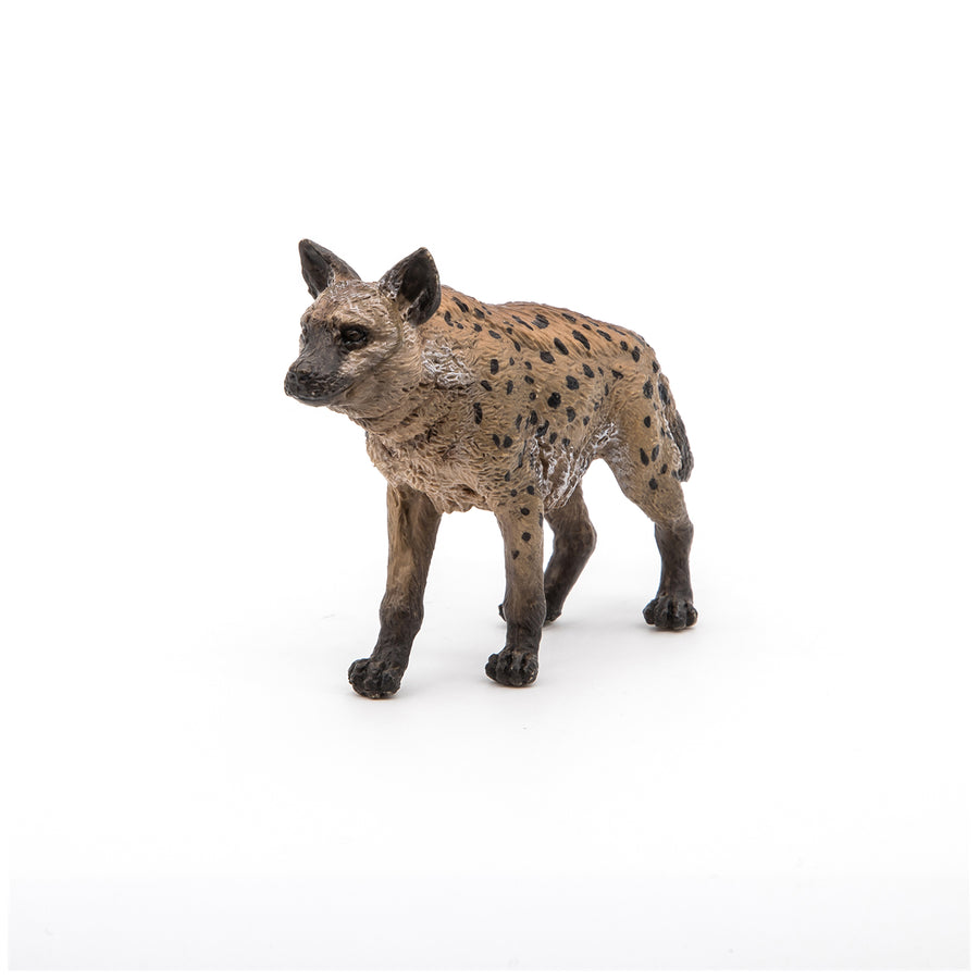 Figurine Hyène Papo en PVC, thème savane, Collection Animaux sauvages, jouet éducatif idéal pour enfants et collectionneurs