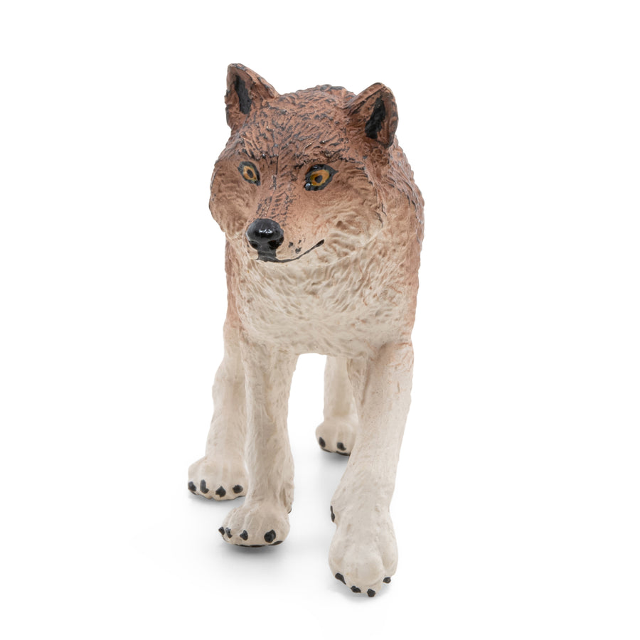 Figurine Loup Papo en PVC, thème forêt, Collection Animaux sauvages, jouet éducatif idéal pour enfants et collectionneurs