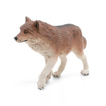 Figurine Loup Papo en PVC, thème forêt, Collection Animaux sauvages, jouet éducatif idéal pour enfants et collectionneurs