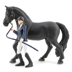 Figurine Pénélope et Blacky Papo en PVC, Collection chevaux, jouet éducatif idéal pour enfants et collectionneurs