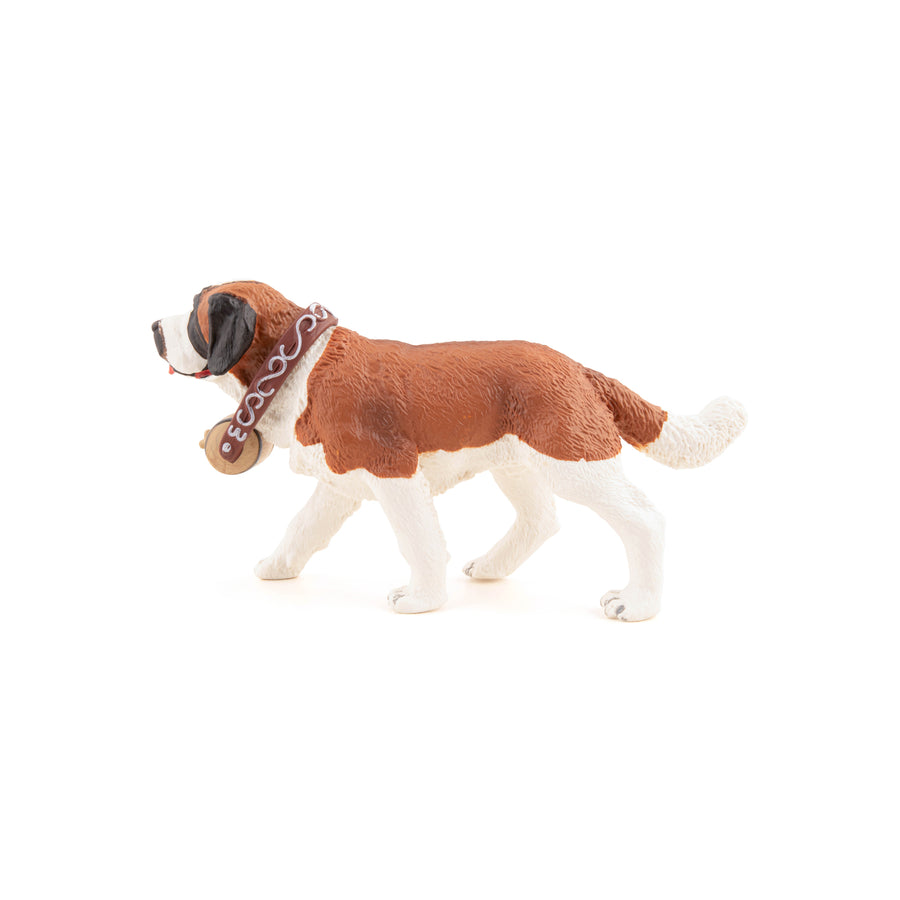 Figurine Saint-Bernard Papo en PVC, Collection chiens et chats, jouet éducatif idéal pour enfants et collectionneurs