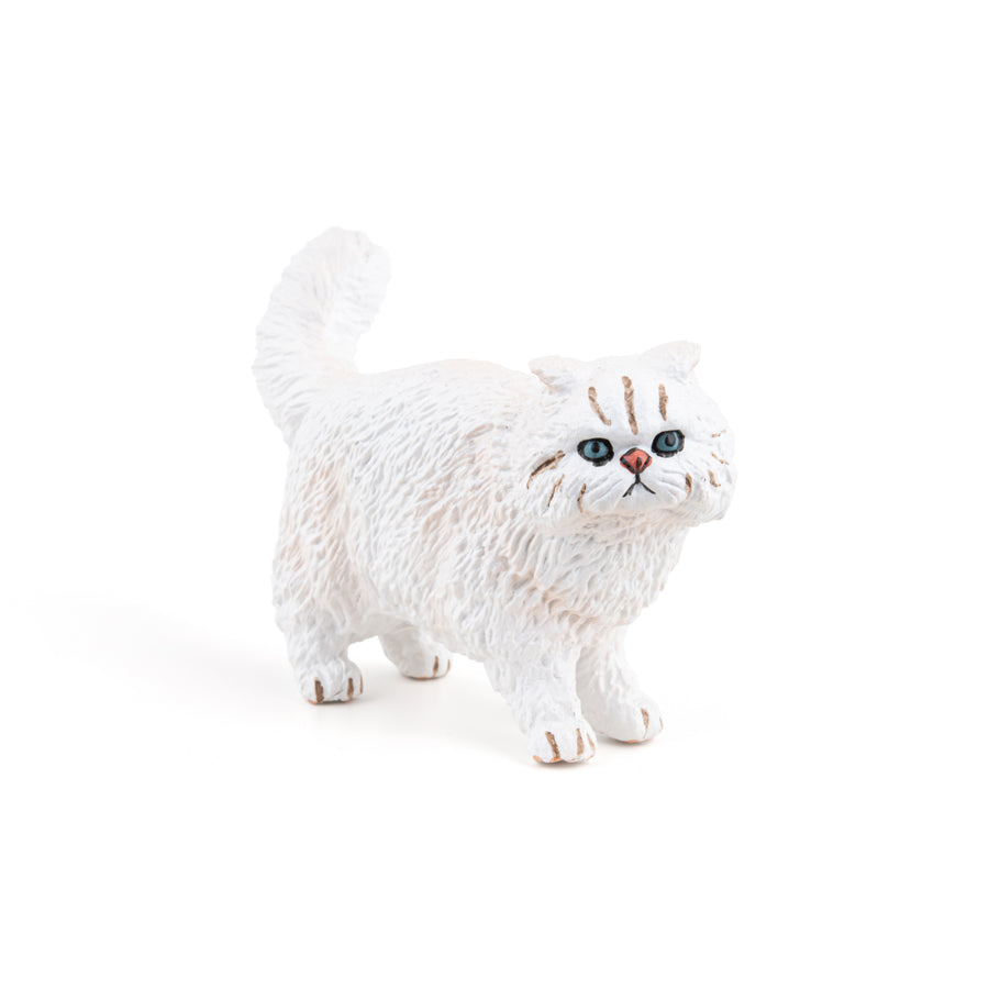 Figurine Chat persan Papo en PVC, Collection chiens et chats, jouet éducatif idéal pour enfants et collectionneurs