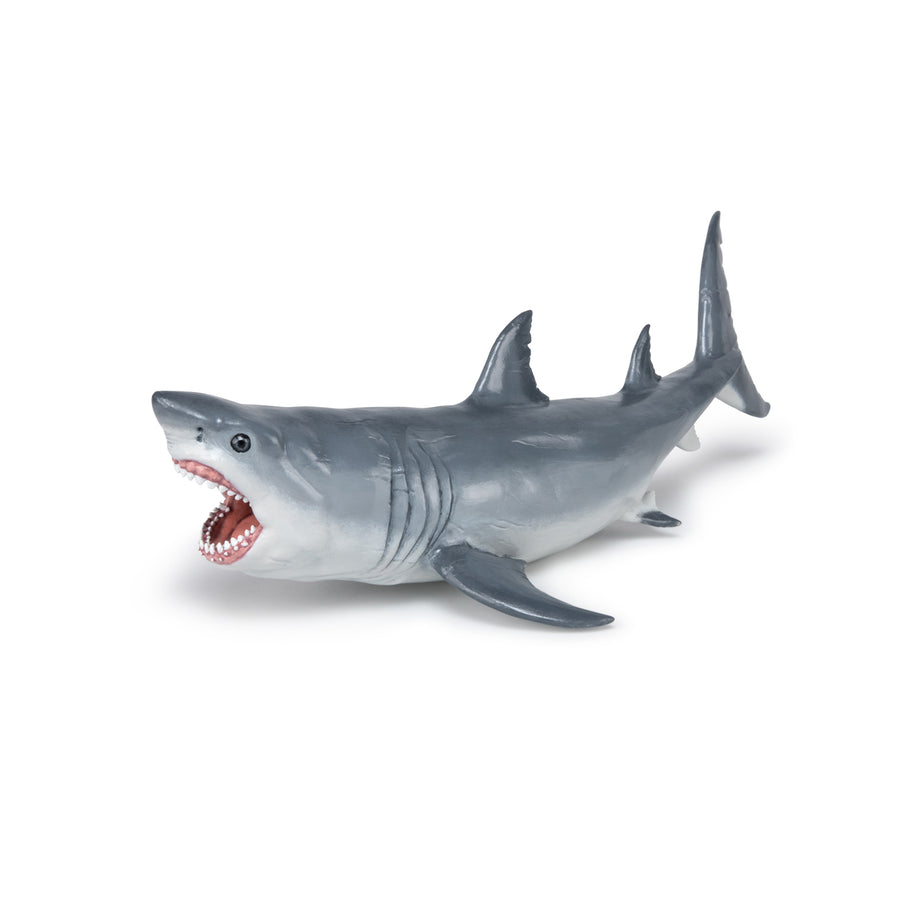 Figurine Mégalodon Papo en PVC, thème préhistorique, Collection Dinosaures, jouet éducatif idéal pour enfants et collectionneurs